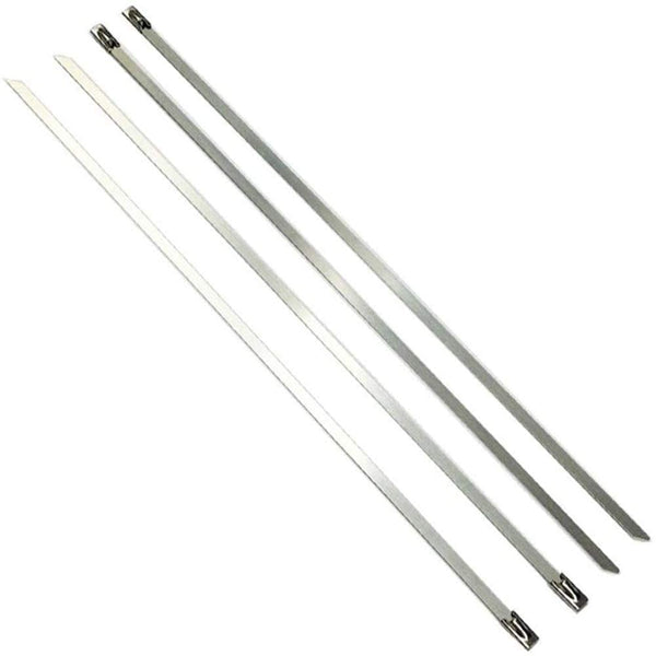 Steel Tie Cable Tie 316 Stainless Steel Uncoated 360mm x 4.6mm - 10 pcs