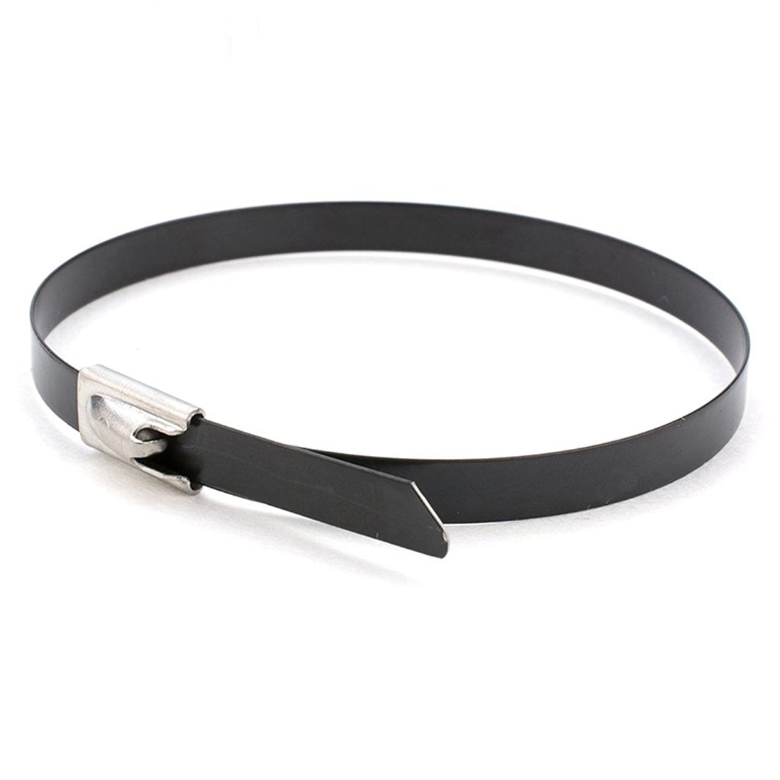 Metal Cable Ties Zip Ties 316 Stainless Steel Nylon Coated 360mm x 4.6mm - Pack of 100pcs