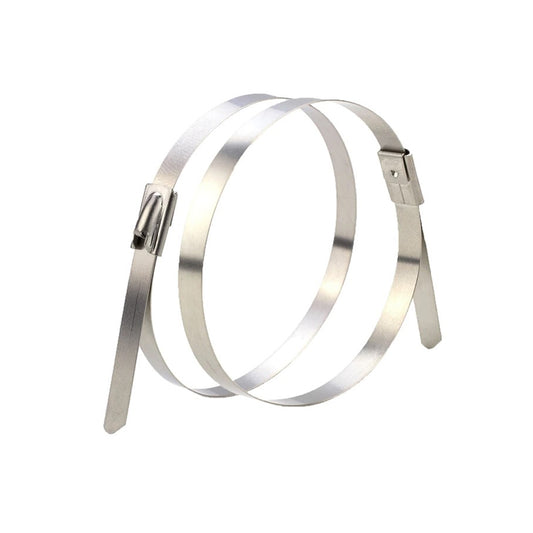 Metal Cable Ties Zip Ties 316 Stainless Steel Uncoated 360mm x 4.6mm - Pack of 100pcs